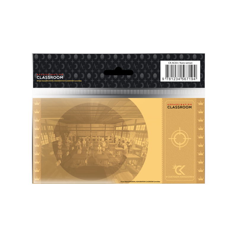 ASSASSINATION CLASSROOM - Herablassender Koro-Sensei - Goldenes Ticket CARTOON KINGDOM
