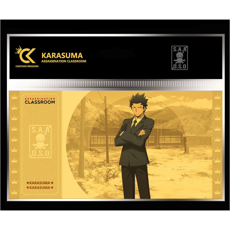 ASSASSINATION CLASSROOM - Karasuma - Goldenes Ticket 
