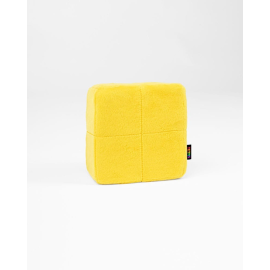 Tetris Kuscheltier Block quadratisch gelb 