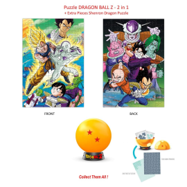 DRAGON BALL Z - Collectible Puzzle - 2 Stars - 2in1 Puzzle +Extra 
