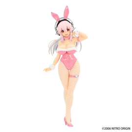 Super Sonico Bicute Bunnies Figure Super Sonico Pink Ver. Figurine
