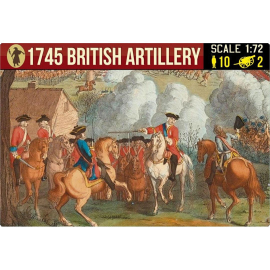 Figur 1745 Britische Artillerie 1:72 