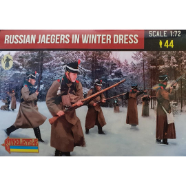 Figur Russische Jäger im Winterkleid 1:72 