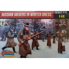 Figur Russische Jäger im Winterkleid 1:72 