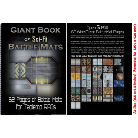 Giant Book Of Sci-Fi Battle Mats (A3)