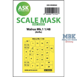 Walrus Mk.1 one-sided mask for Airfix 