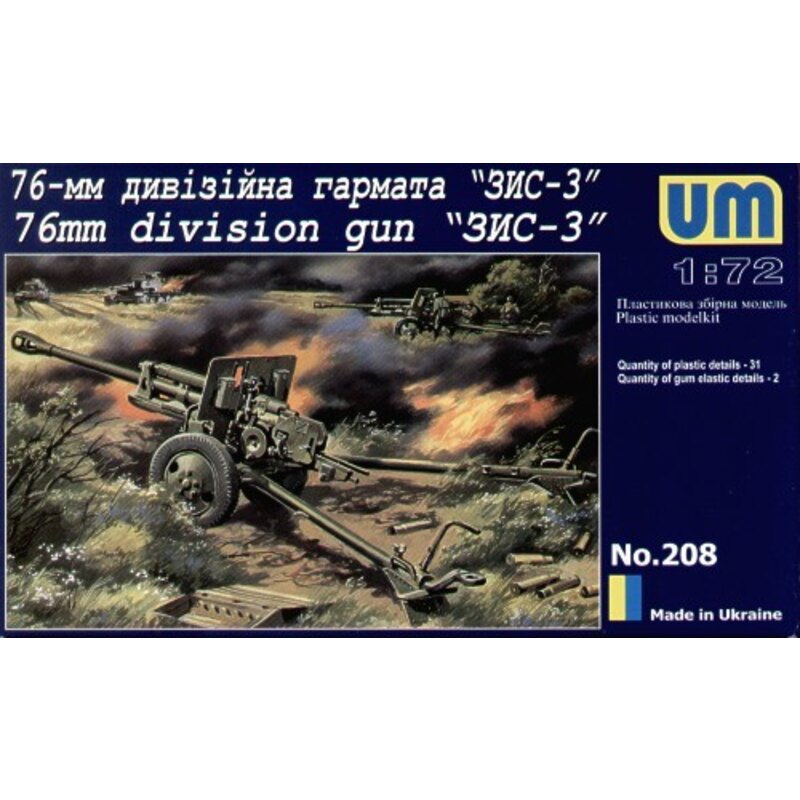 ZIS-3 Divisionskanone von 76mm