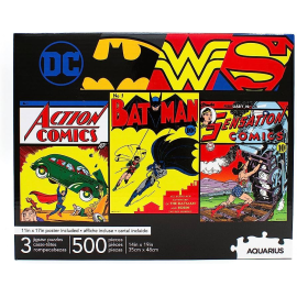 Puzzle 500 Teile Aquarius Set mit 3 DC Comics