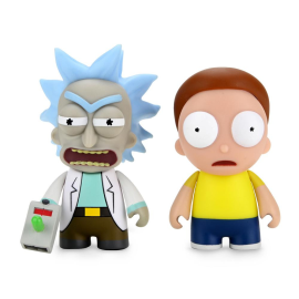 Rick and Morty: Raygun Rick and Morty Vinyl Mini Figure 2-Pack Figurine