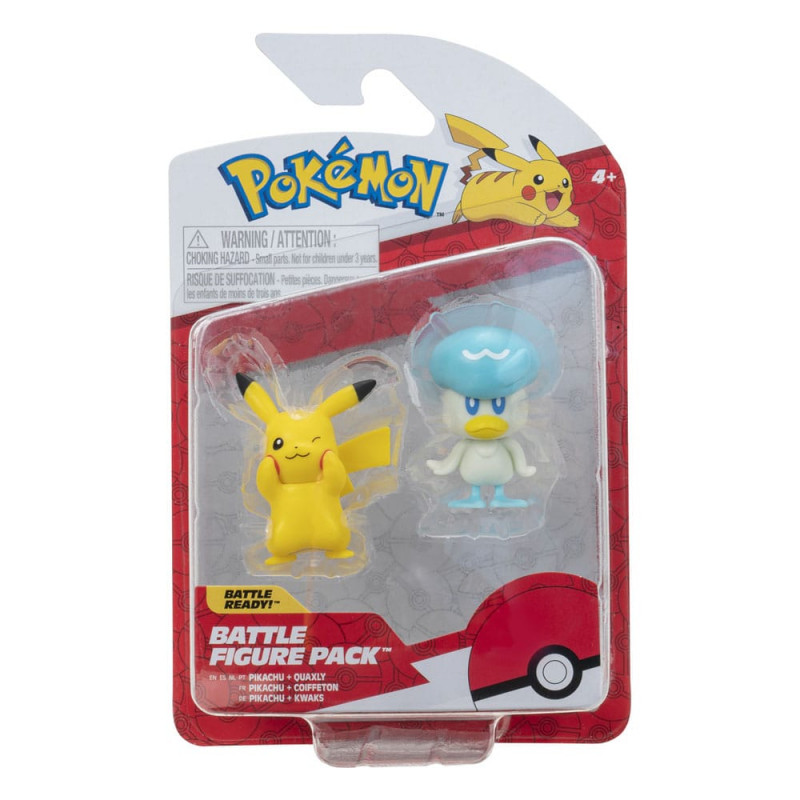 Pokémon Gen IX pack 2 figurines Battle Figure Pack Pikachu & Coiffeton 5 cm Figuren