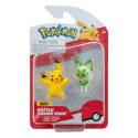 Pokémon Gen IX pack 2 figurines Battle Figure Pack Pikachu & Poussacha 5 cm Figuren
