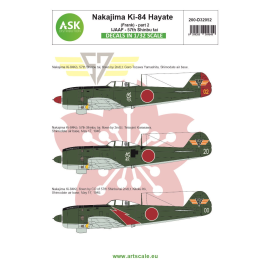 Decal Nakajima Ki-84 Hayate (Frank) part 2 