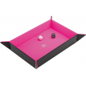GG : Magnetic Dice Tray Rectangular Black/Pink Würfel
