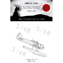 Mitsubishi A6M2-N national insignia. w/ white outline (designed to be used with Eduard kits) 