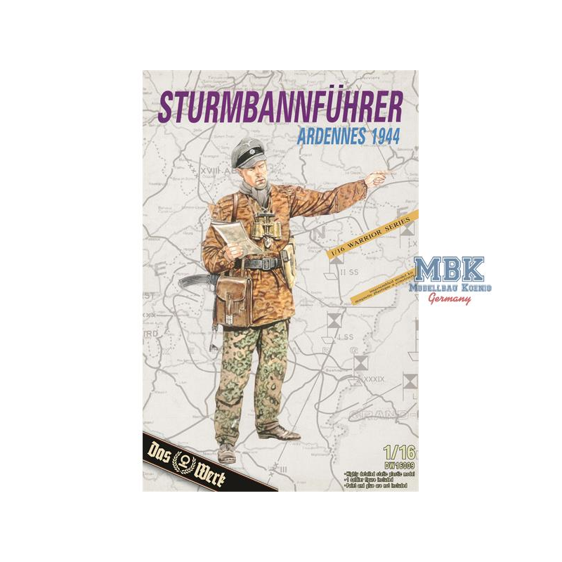 Sturmbannführer-Ardennes 1944 (1:16) Figur