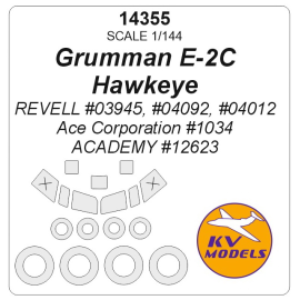 Grumman E-2C Hawkeye + wheels masks 