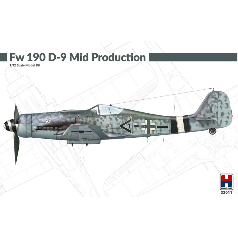 Focke-Wulf Fw-190D-9 Mid Production HASEGAWA + CARTOGRAF + MASKS Modellbausatz