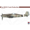 Fwocke-Wulf Fw-190 D-9Late Production HASEGAWA + CARTOGRAF + MASKS Modellbausatz