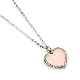 BARBIE - Chain Necklace - Pink Heart