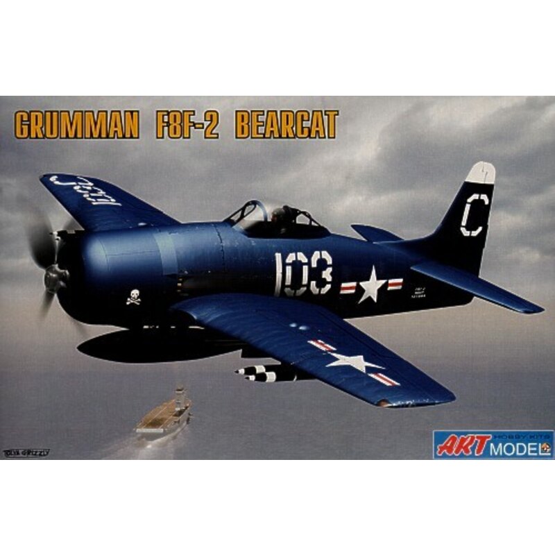 Grumman F8F-2 Bearcat (4 Abziehbild-Varianten)