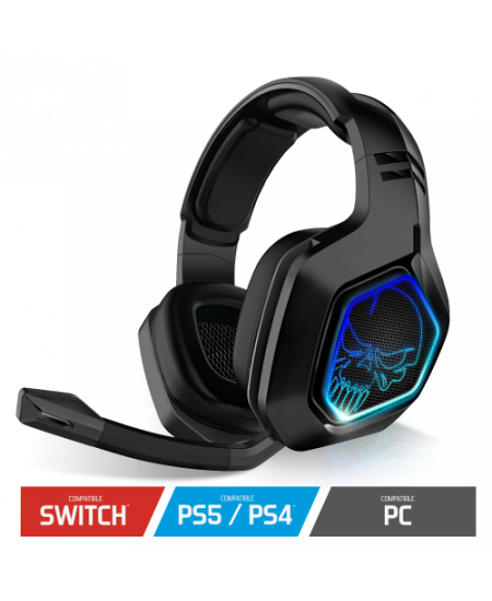 Casque Gamer 7.1 VIRTUAL SURROUND RGB GTA250 PC, PS5 / PS4