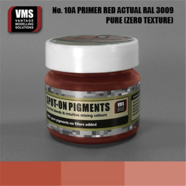 SPOT ON PIGMENTS NO.10A PRIMER RED ACTUAL RAL3009 PURE 