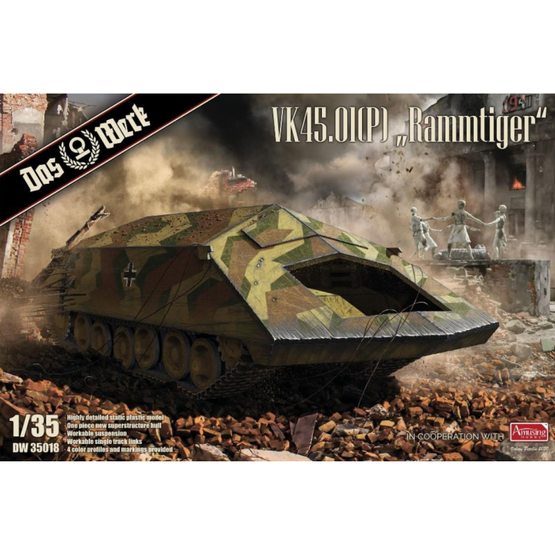 Rammtiger VK45.01 (P) The Rammtiger was a proposed conversion of the VK 45.01 (P) Modellbausatz 