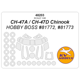 Boeing CH-47A / CH-47D Chinook (Hobby Boss 81772, 81773) Zubehör 