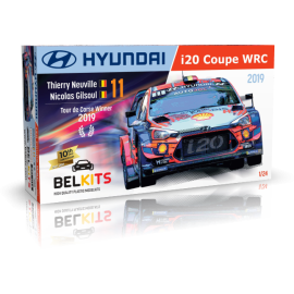 HYUNDAI I20 COUPE WRC TOUR DE CORSE 2019 T.NEUVILLE / N.GILSOUL Modellbausatz 