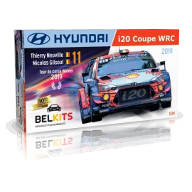 HYUNDAI I20 COUPE WRC TOUR DE CORSE 2019 T.NEUVILLE / N.GILSOUL Modellbausatz 