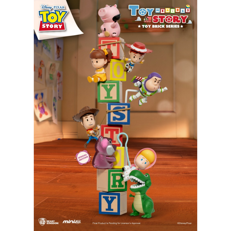 Disney: Toy Story - Toy Brick 3 inch Figure Set Figurine 