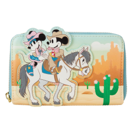 Disney by Loungefly Western Mickey and Minnie Coin Purse Geldbeutel 