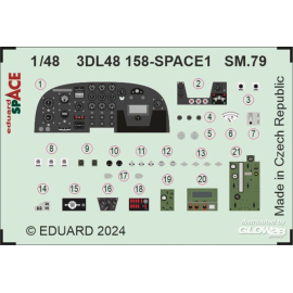 Decal SM.79 SPACE 1/48 EDUARD Abziehbild 