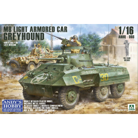 M8 Greyhound US Light Armored Car (1:16) Modellbausatz 