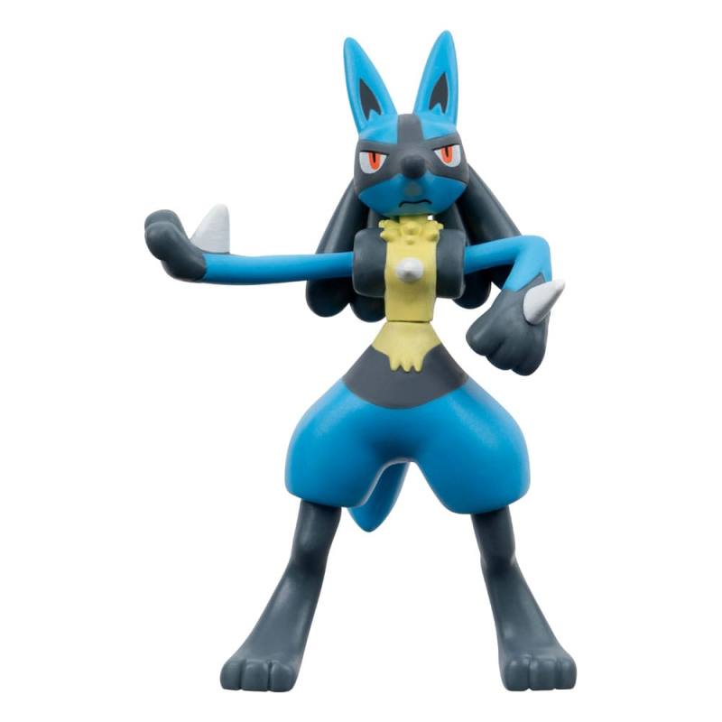 Pokémon pack 3 figurines Battle Figure Set Vipelier, Pawmi, Lucario 5 cm