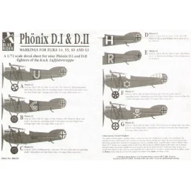 Phonix D.I and D.II Markings for nine fighters from Fliks 14 55 60 and 53