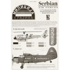 Serbian Air Forces 1991:92 (5) SA324 Gazelle Antonov An-2 Mil Mi-8 Galeb G-4