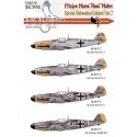 Major Hans Assi Hahn Part II Messerschmitt Bf 109F (4) F-2 Wr 5749 III./JG2 Mid 1941 (2 schemes) F-4 Wr 7183 III..JG2 France S