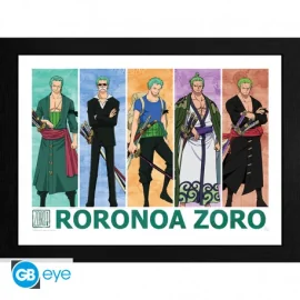 ONE PIECE - Framed print "Zoro The Pirate Hunter" (30x40) 