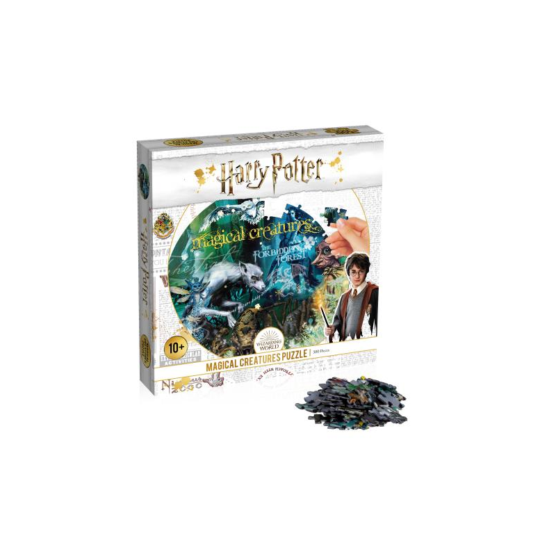 Puzzle – Harry Potter – Magische Kreatur (500 Teile), weiße Packung 