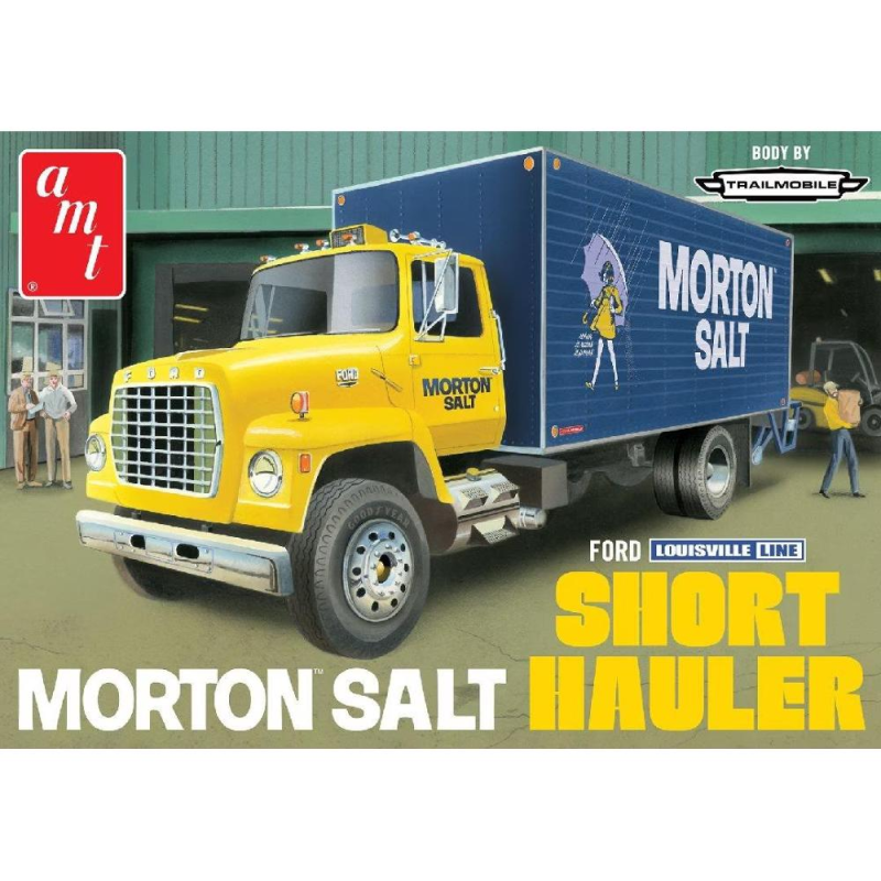AMT: 1:25 Ford Louisville Line Truck Morton Salt Short Haule Modellbausatz 