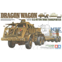 40-Tonne-2WK-Panzer-Transportvorrichtung US Dragon Wagon 50 Cm lang Mit der Besatzung Figuren 