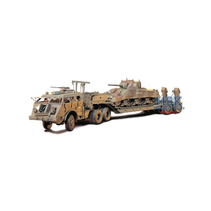 40-Tonne-2WK-Panzer-Transportvorrichtung US Dragon Wagon 50 Cm lang Mit der Besatzung Figuren 