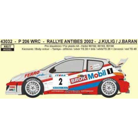 PEUGEOT 206 WRC ANTIBES 2002 KULIG 