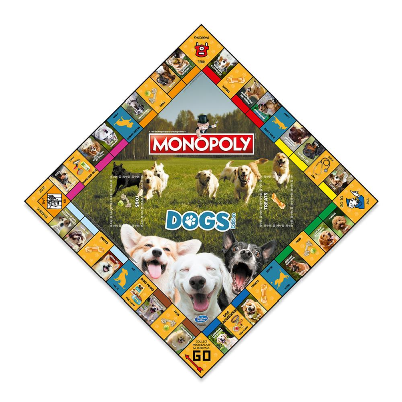 WM03194-EN1-6 Winning Moves Dogs English - Monopoly