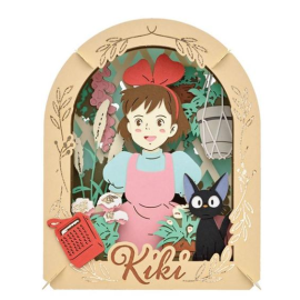 KIKI THE LITTLE WITCH - Flower garden - Paper theater Puzzle 