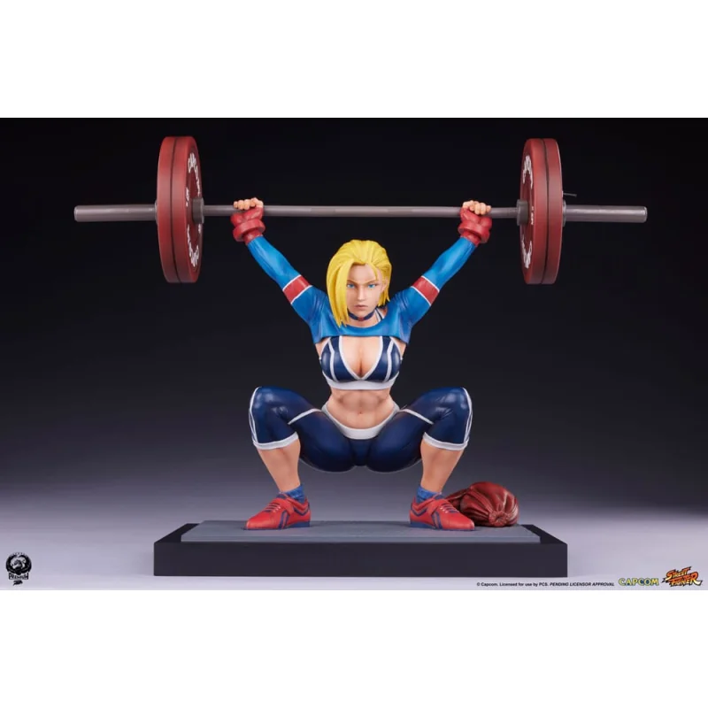 Street Fighter figure Premier Series 1/4 Cammy: Powerlifting SF6 41 cm Statuen 