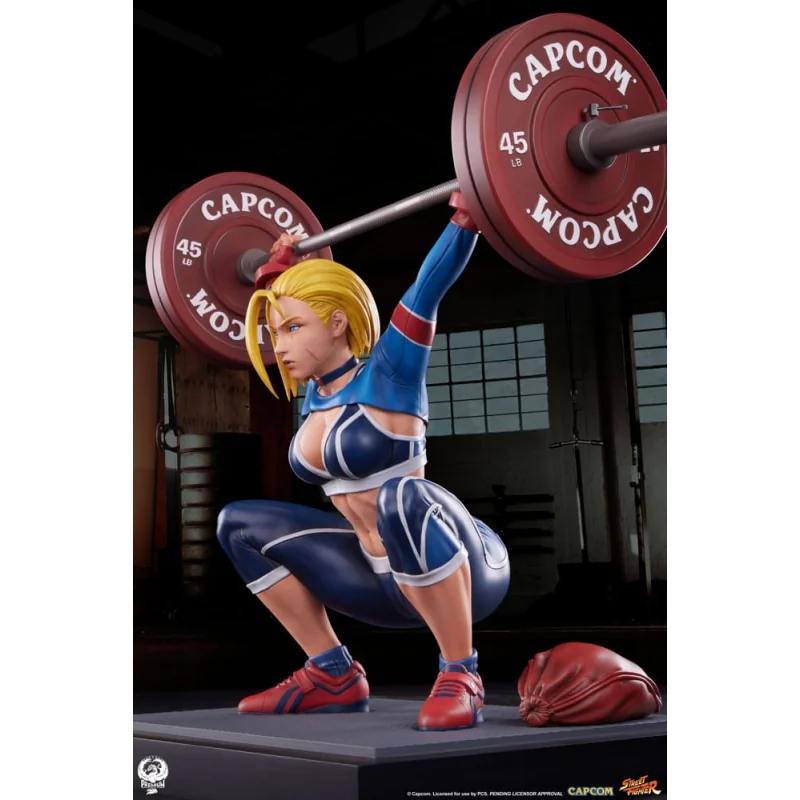 Street Fighter figure Premier Series 1/4 Cammy: Powerlifting SF6 41 cm Statuen