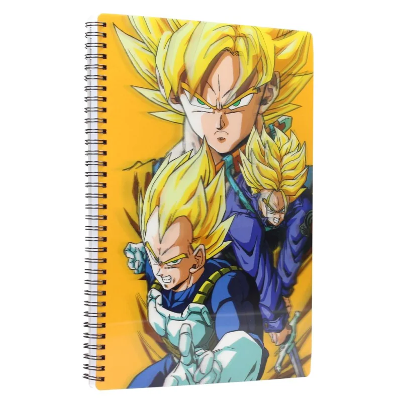 DRAGON BALL Z - Yellow - 3D Lenticular Effect Notebook Schreibwaren