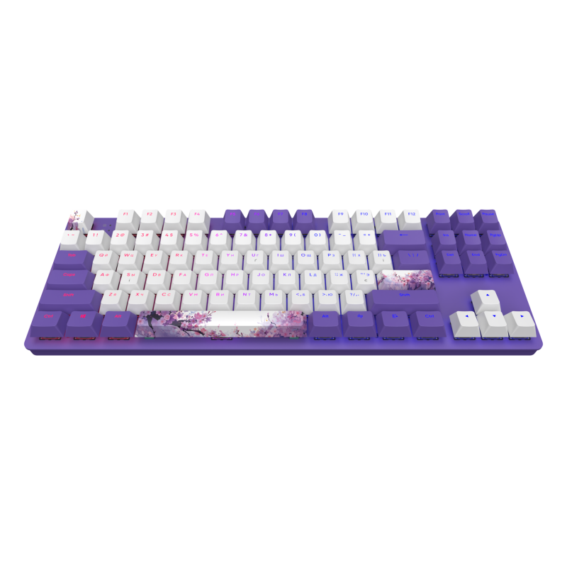 Dark Project One - 87 Violet Horizons RGB ANSI Keyboard QWERTY 